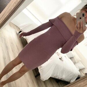 Misguided Lilac Dress